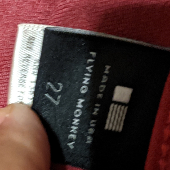 Flying Monkey Red Skinny Jeggings 27 Style#L7384 - Picture 4 of 6